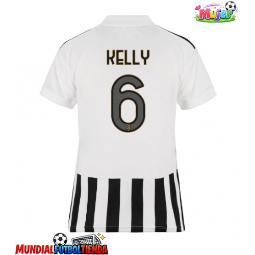 Camiseta Juventus Lloyd Kelly #6 Primera Equipación Replica 2026-27 para mujer mangas cortas